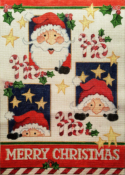 Hand-painted needlepoint canvas LFB-01