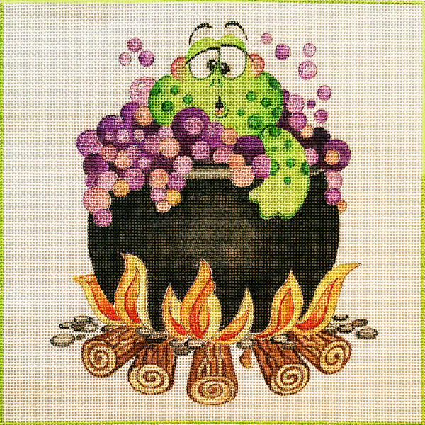 Hand-painted needlepoint canvas LFH-01