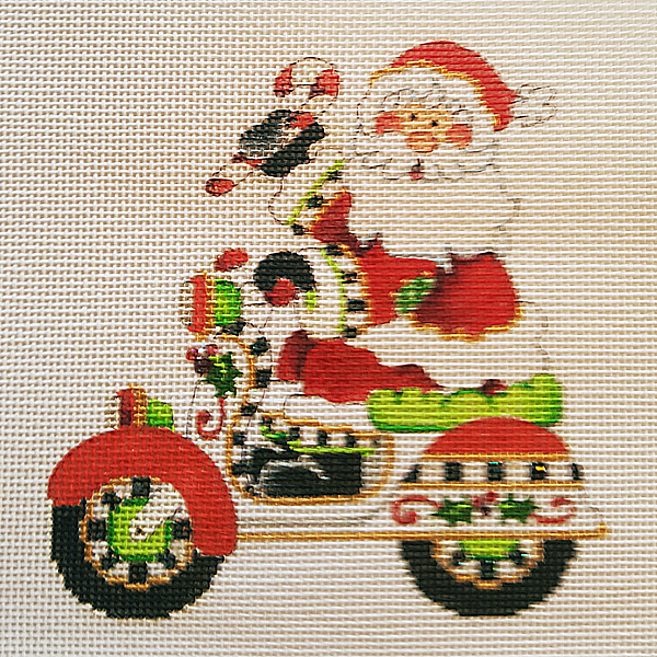 Hand-painted needlepoint canvas LFO-03