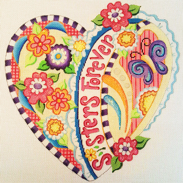 Hand-painted needlepoint canvas LFP-10