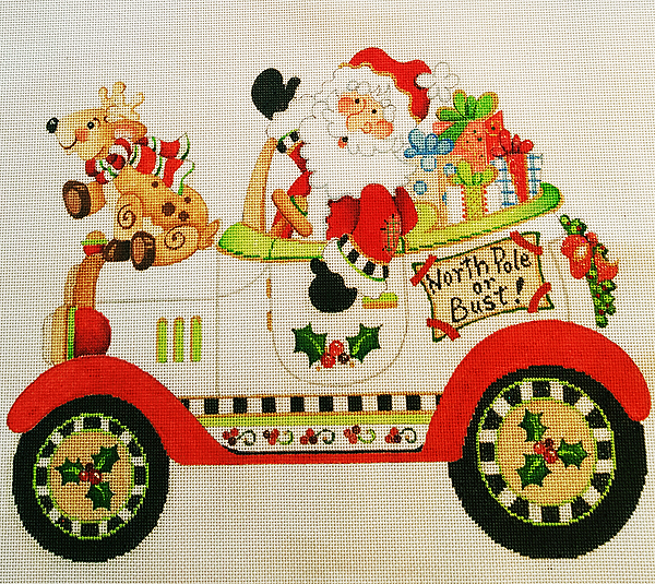Hand-painted needlepoint canvas LFP-19