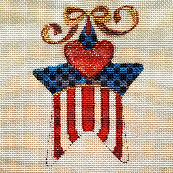 Hand-painted needlepoint canvas LFPO-01