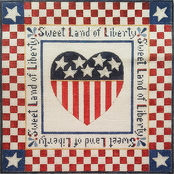 Hand-painted needlepoint canvas LFPP-02