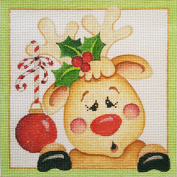 Hand-painted needlepoint canvas LFSQ-02