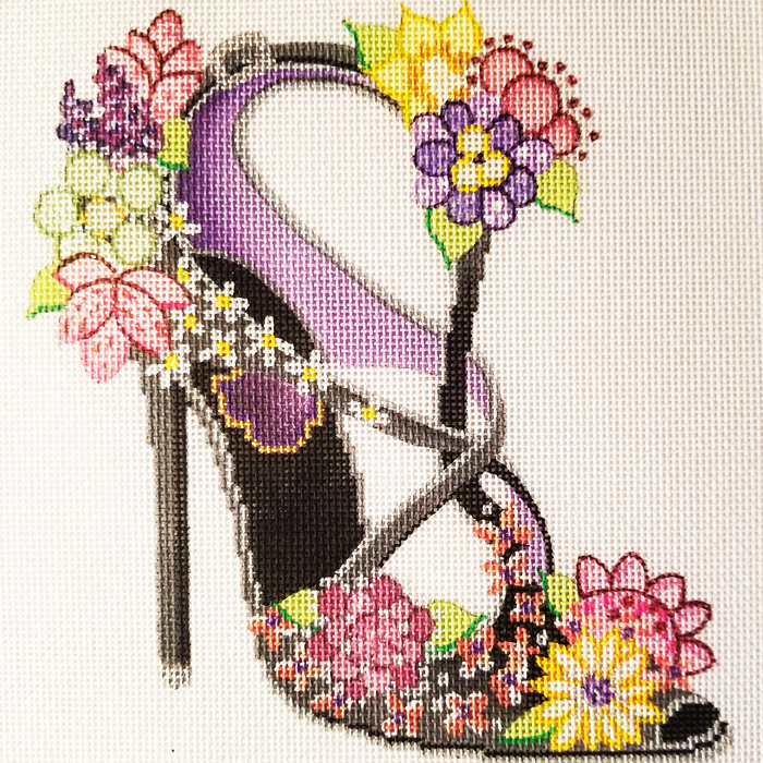 Hand-painted needlepoint canvas AS-01