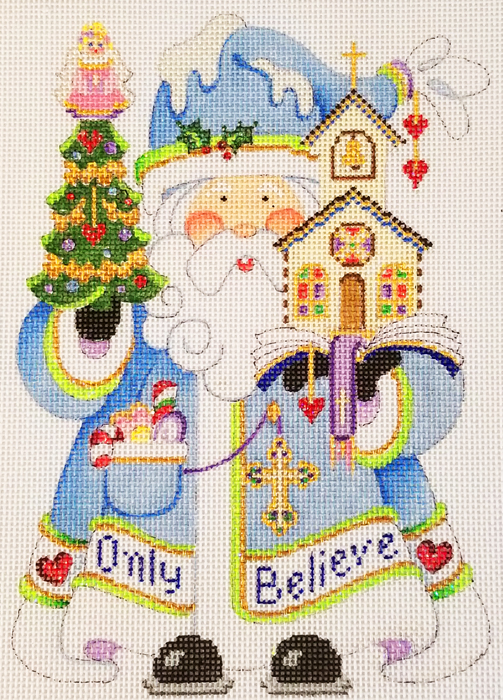 Hand-painted needlepoint canvas COSA-95