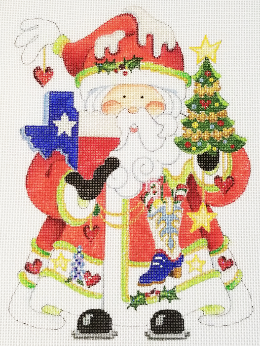 Hand-painted needlepoint canvas COSA-94