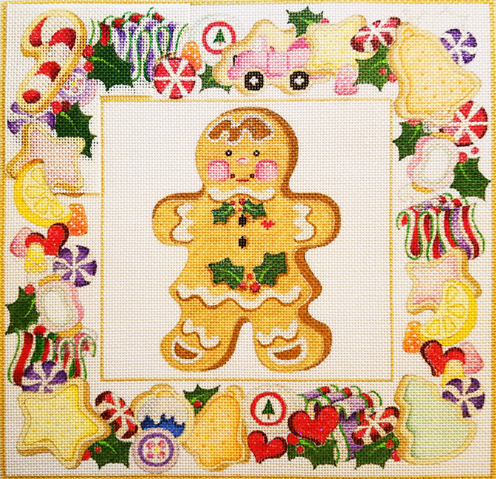 Hand-painted needlepoint canvas CP-47