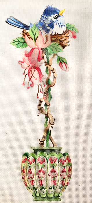 Hand-painted needlepoint canvas CSW-02