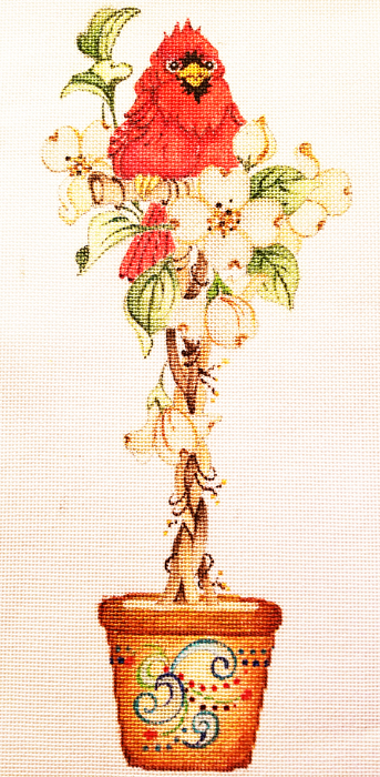 Hand-painted needlepoint canvas CSW-05
