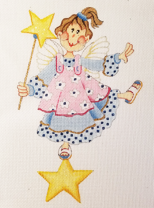 Hand-painted needlepoint canvas CSW-06