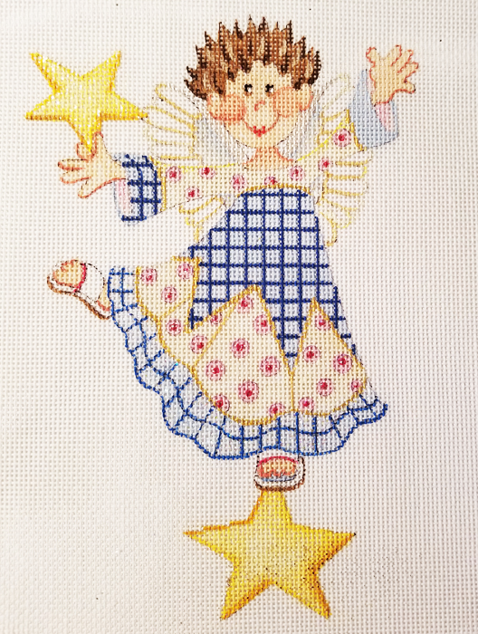 Hand-painted needlepoint canvas CSW-07
