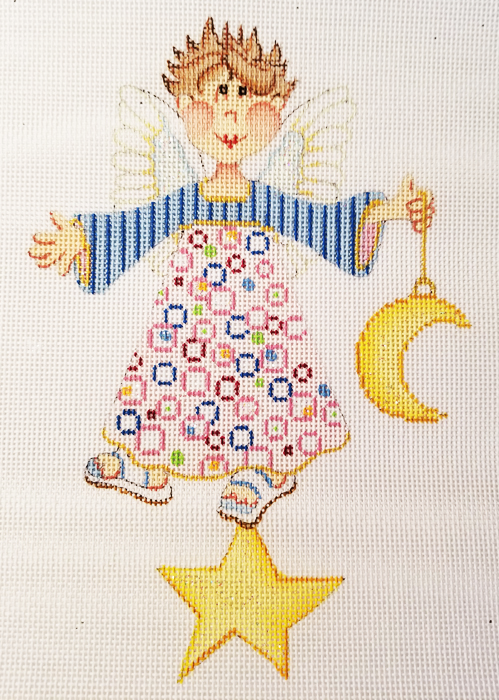 Hand-painted needlepoint canvas CSW-08