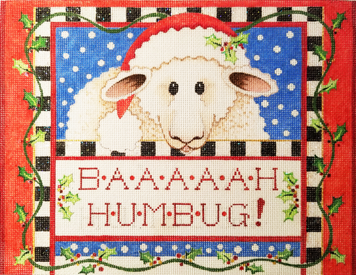 Hand-painted needlepoint canvas LG-02