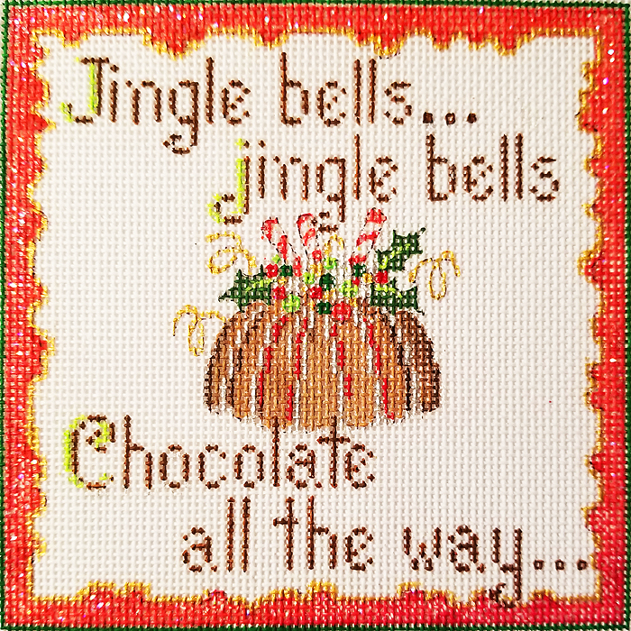 Hand-painted needlepoint canvas LG-06