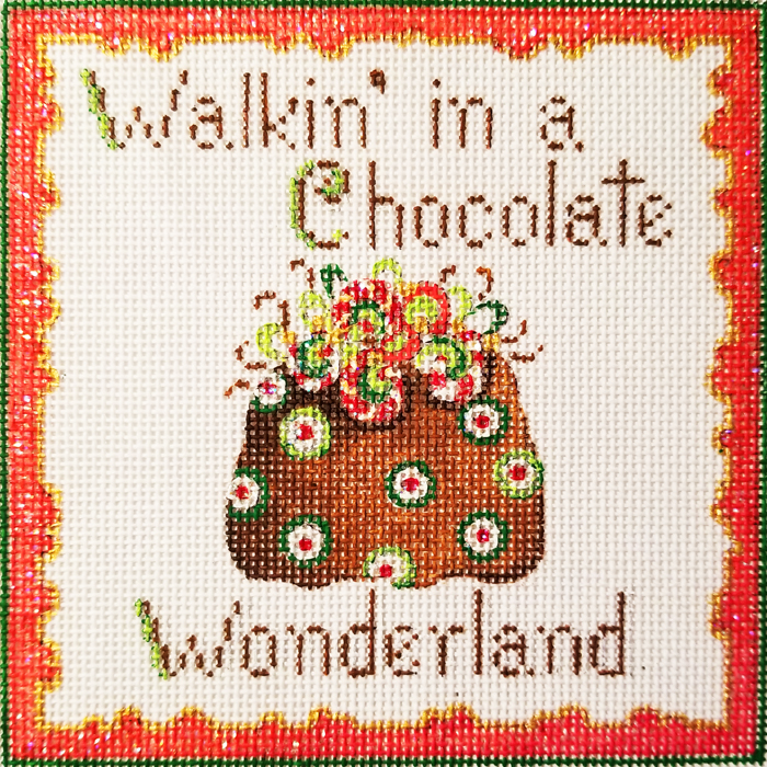 Hand-painted needlepoint canvas LG-09