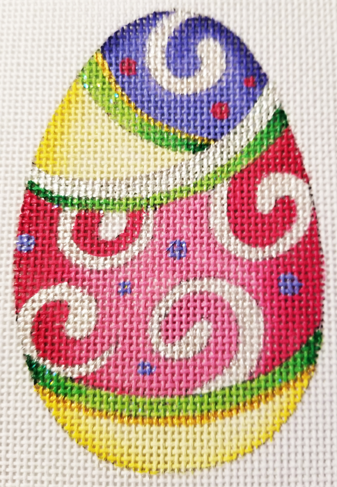 Hand-painted needlepoint canvas LG-15