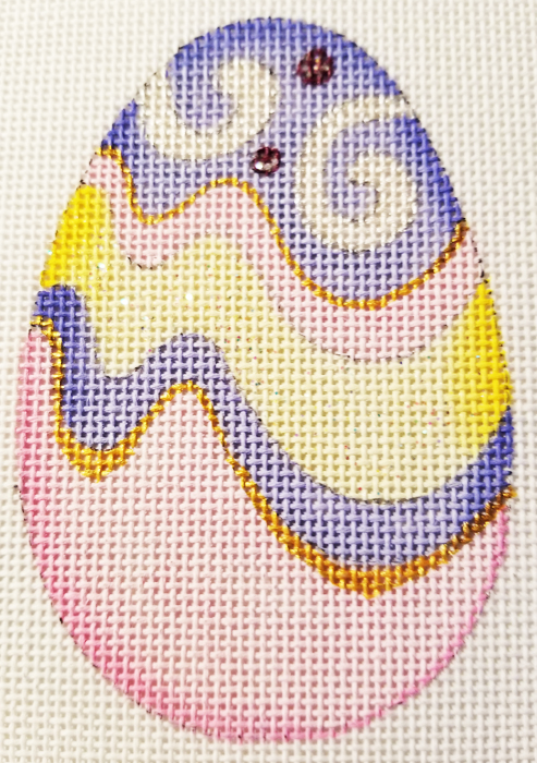 Hand-painted needlepoint canvas LG-17