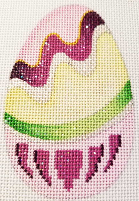 Hand-painted needlepoint canvas LG-19