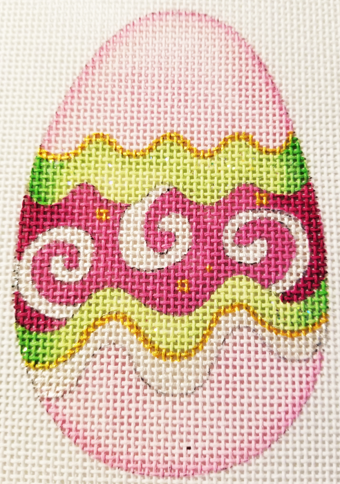 Hand-painted needlepoint canvas LG-21
