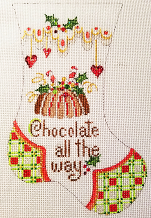 Hand-painted needlepoint canvas LG-28
