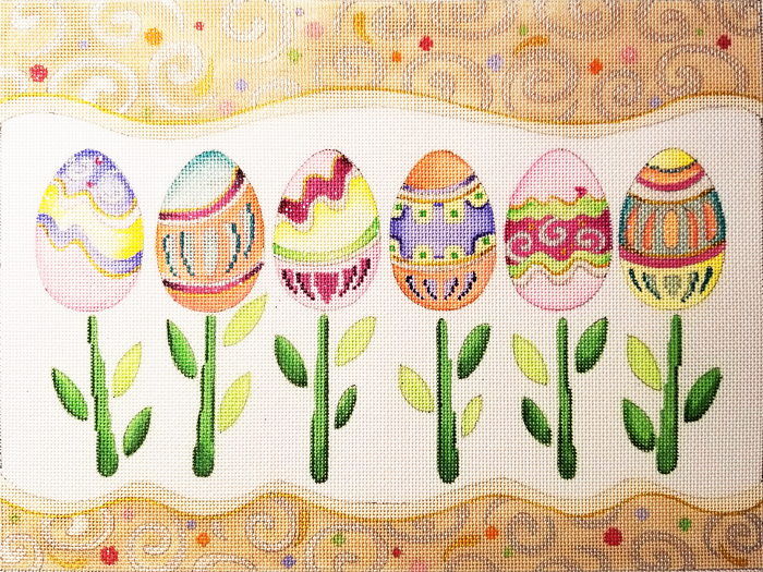 Hand-painted needlepoint canvas LGP-11
