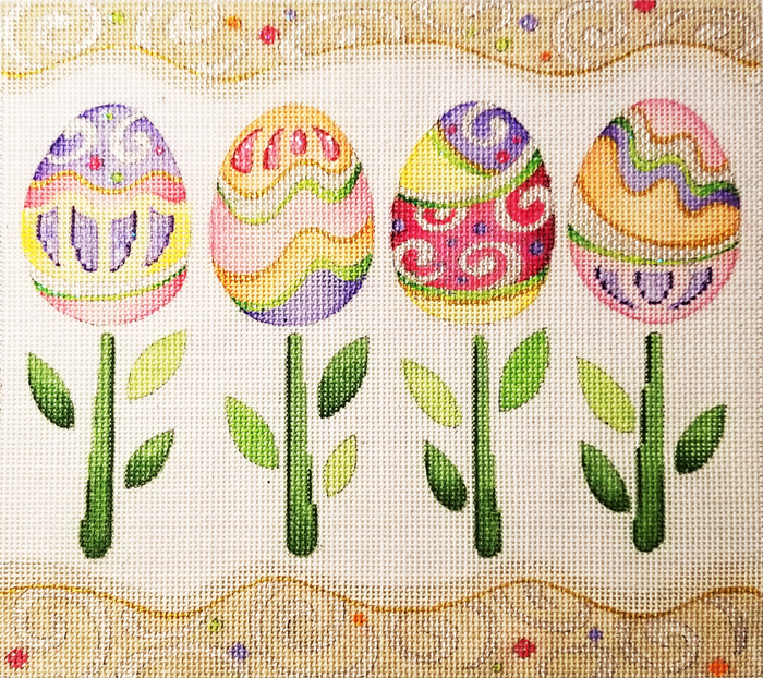 Hand-painted needlepoint canvas LGP-12