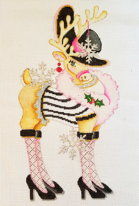 Hand-painted needlepoint canvas RR-01