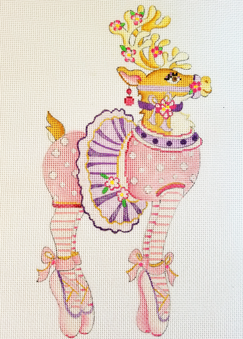 Hand-painted needlepoint canvas RR-02
