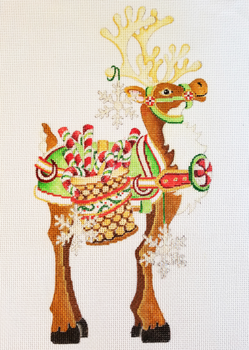 Hand-painted needlepoint canvas RR-04