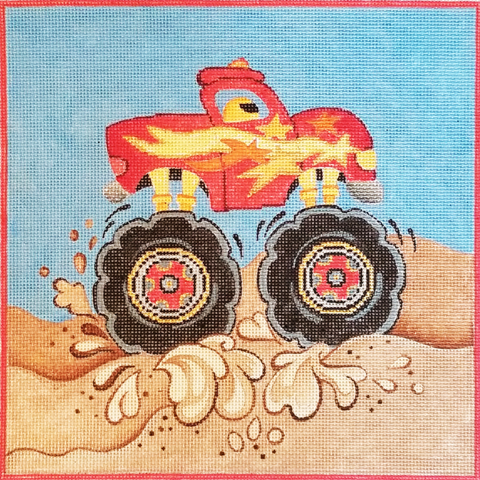Hand-painted needlepoint canvas RR-09