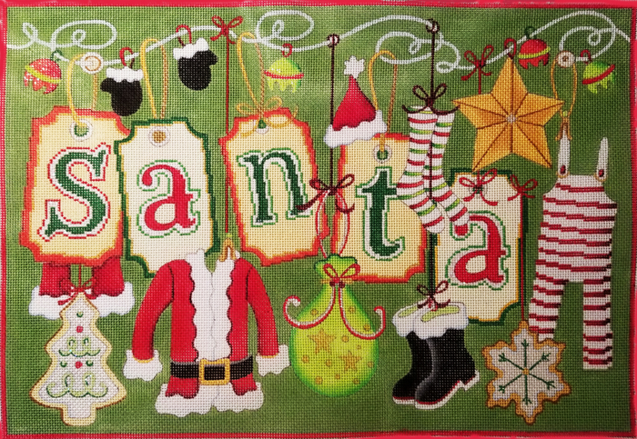Hand-painted needlepoint canvas SJ-01