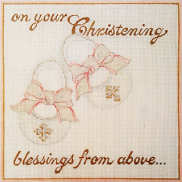 Hand-painted needlepoint canvas ASKD-01
