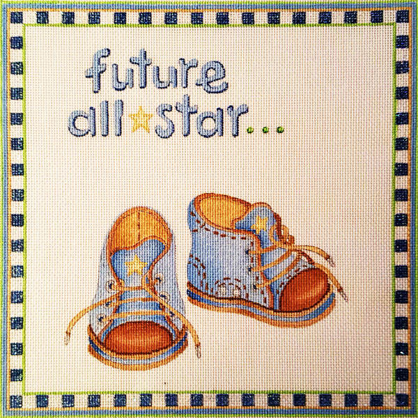 Hand-painted needlepoint canvas ASKD-03