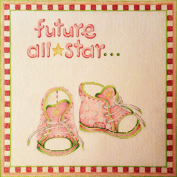 Hand-painted needlepoint canvas ASKD-04