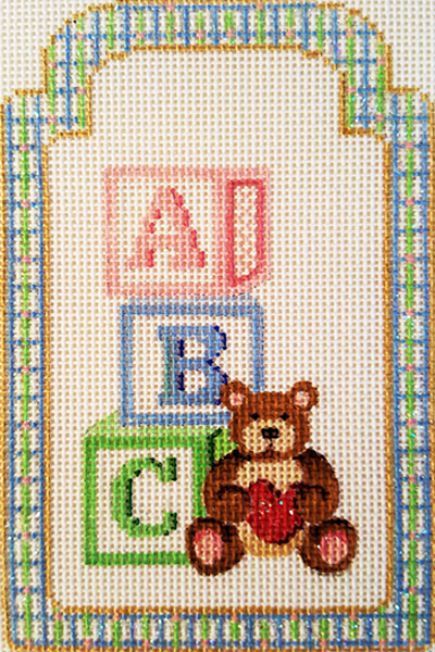 Hand-painted needlepoint canvas AST-01