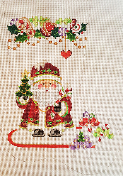 Hand-painted needlepoint canvas CS-1200
