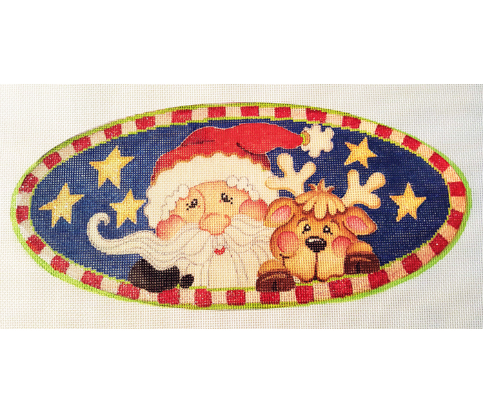 Hand-painted needlepoint canvas LFP-02