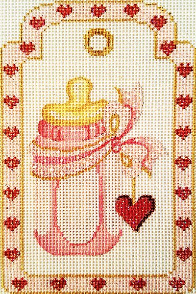 Hand-painted needlepoint canvas LFT-02