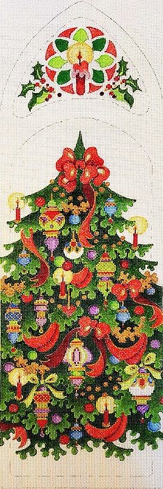 Hand-painted needlepoint canvas SCTR-01-A
