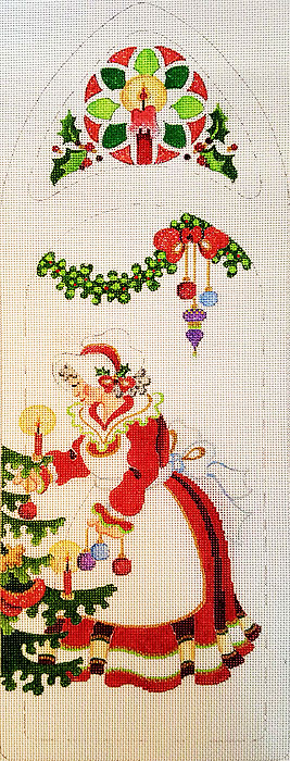 Hand-painted needlepoint canvas SCTR-01-B