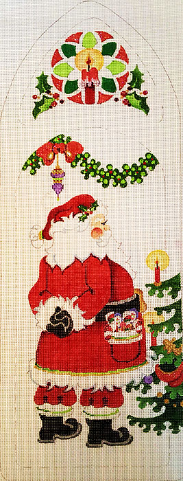 Hand-painted needlepoint canvas SCTR-01-C