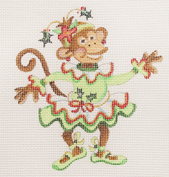 Hand-painted needlepoint canvas CODA-09