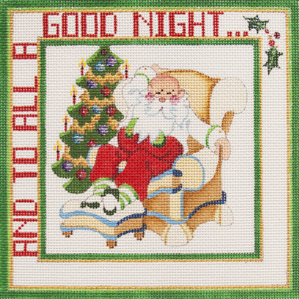 Hand-painted needlepoint canvas CHP-04