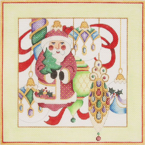 Hand-painted needlepoint canvas CHP-23