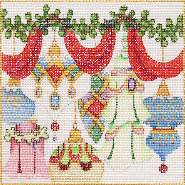 Hand-painted needlepoint canvas CHP-25