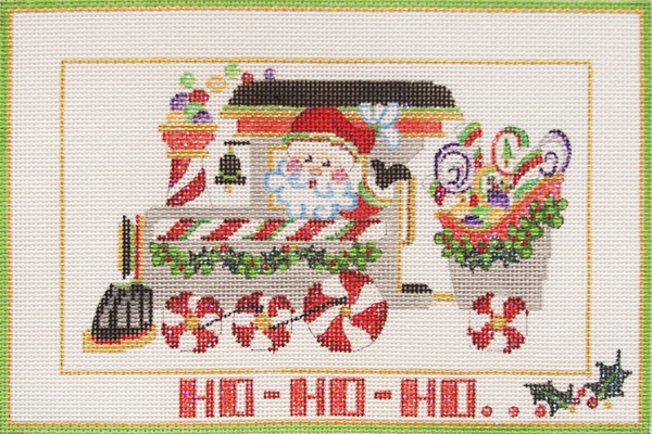 Hand-painted needlepoint canvas CHP-31
