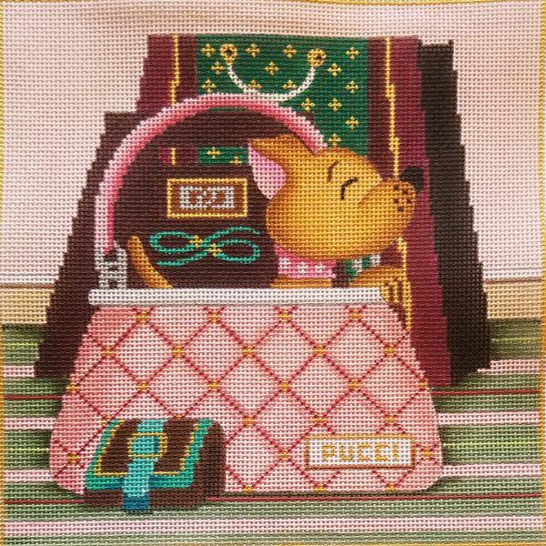 Hand-painted needlepoint canvas JP-09