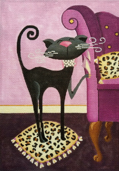 Hand-painted needlepoint canvas JP-12
