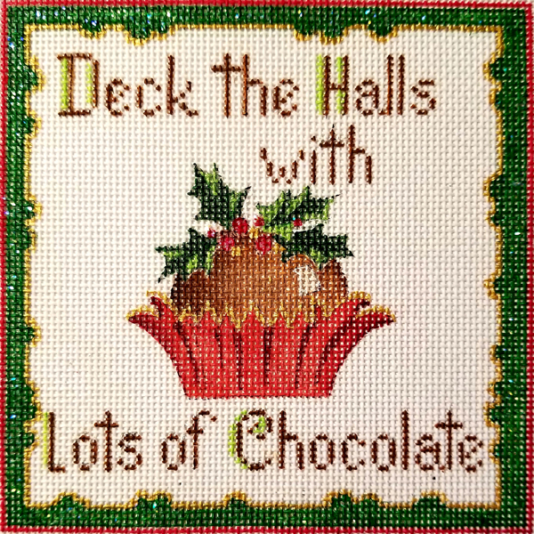 Hand-painted needlepoint canvas LG-07